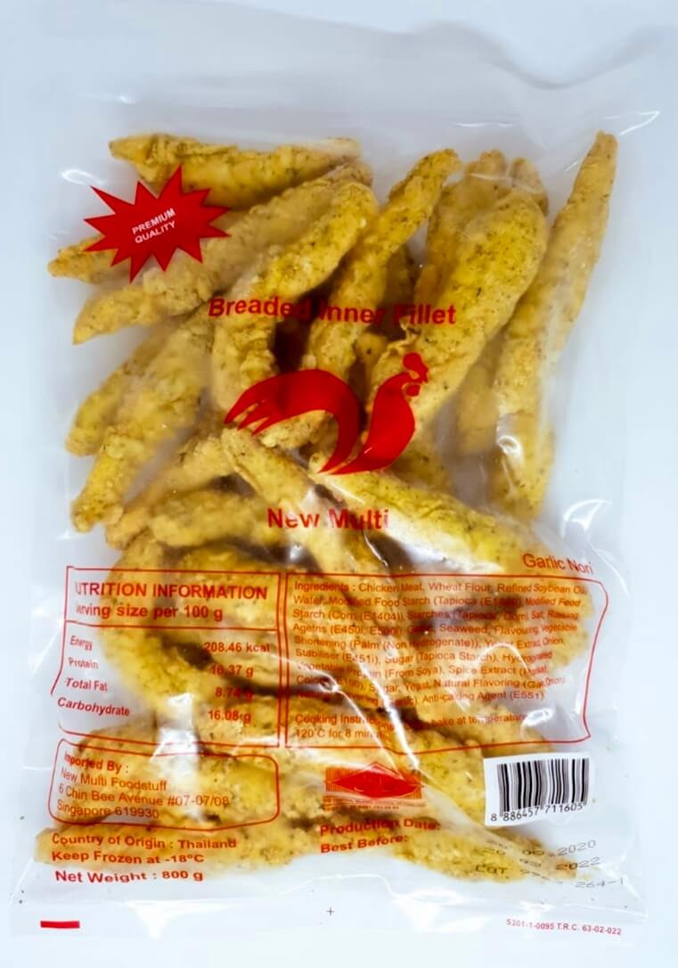 Breaded Chicken Inner Fillet | 800g