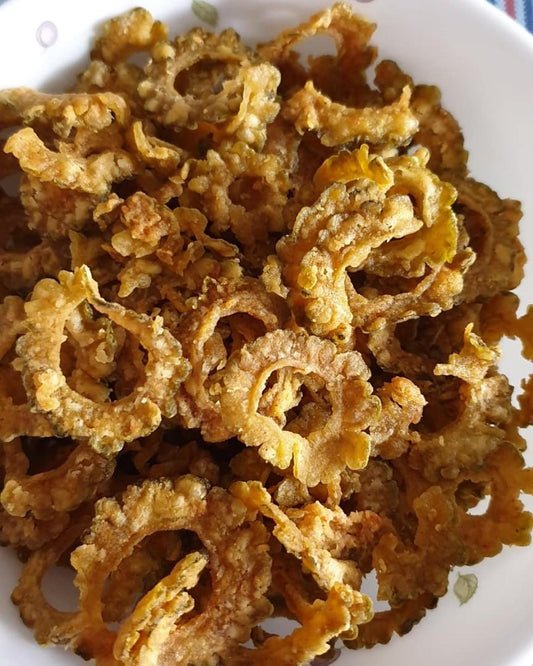 Homemade Crispy Bitter Gourd Chips - Peria Crispy ( Pre-Order, Available during Raya only )
