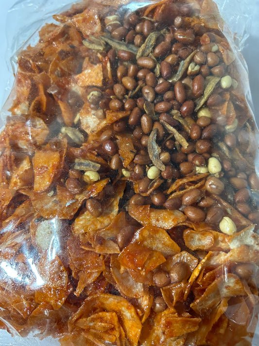 Sweet & Spicy Chilli Tapioca Chips with Peanuts & Anchovies  / 1kg | Pre-Order - Available during Festive Season only