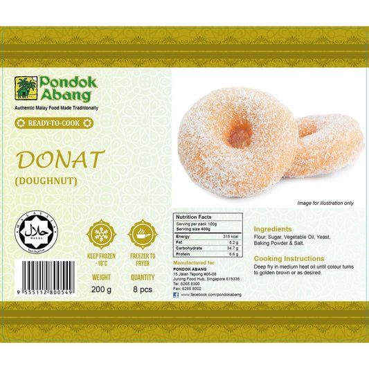 Pondok Abang - Ready to Cook Doughnuts  |  8pcs