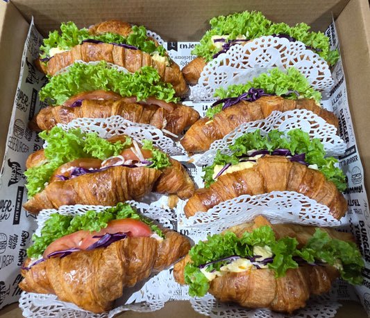 Assorted Croissant Sandwich Set | Approx 15pcs